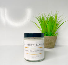 Load image into Gallery viewer, Mimosa and Mandarin Soy Candle.