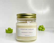 Load image into Gallery viewer, Cedarwood and Vanilla Soy Candle
