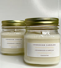Load image into Gallery viewer, Cedarwood and Vanilla Soy Candle
