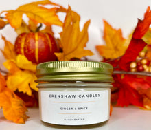 Load image into Gallery viewer, Ginger and Spice Soy Candle.

