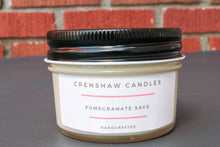 Load image into Gallery viewer, Pomegranate Sage Soy Candle.
